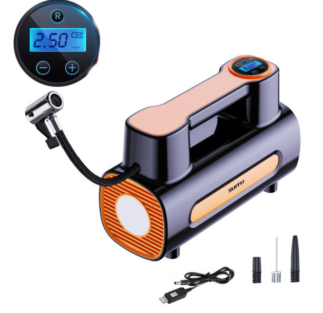 12V Portable Tire Inflator – Electric DC Car Tire Pump for Quick & Easy Inflation