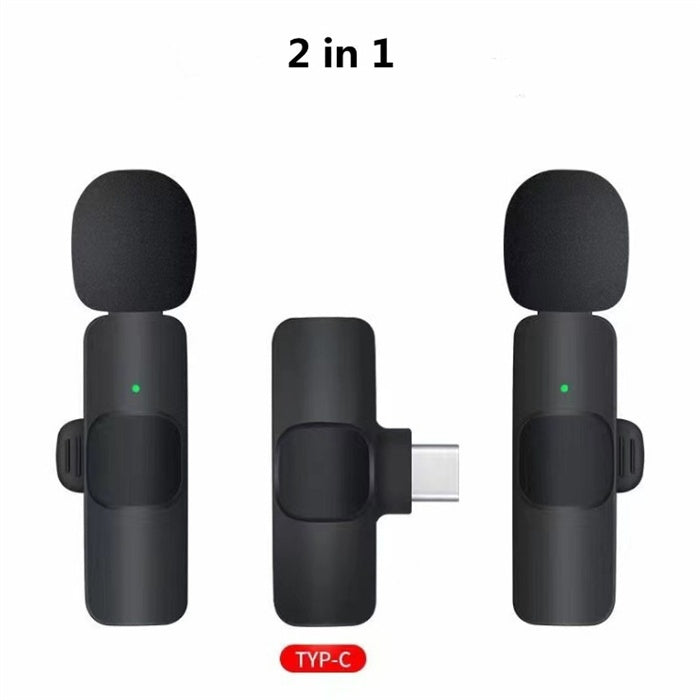 Wireless Lavalier Microphone for iPhone & iPad – Ideal for Vlogs & Podcasts