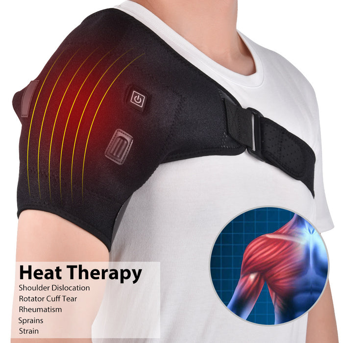 Zirozi WarmRay Adjustable Heat Therapy Shoulder Pad