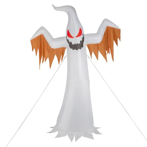 12ft Ghost Flames Red Eyes Halloween Inflatable