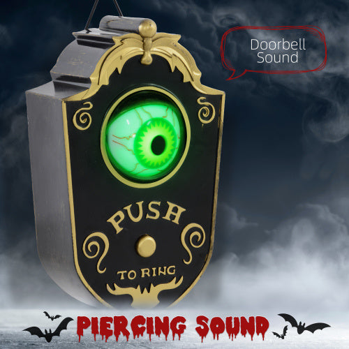 7.1in Animatronic Doorbell Halloween Decor