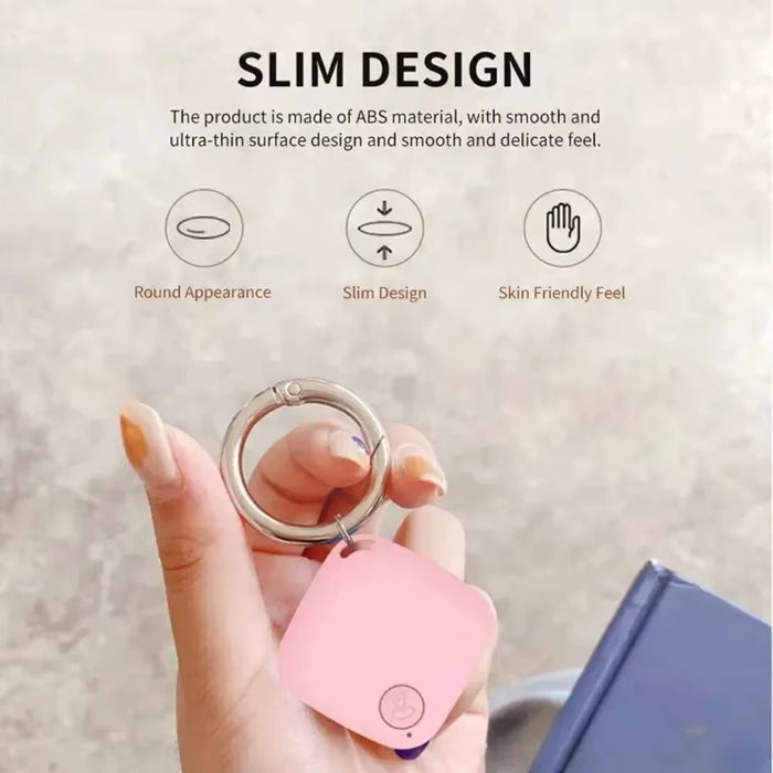 Mini Bluetooth 5.0 Tracker Antilost Device round Pet Kids Bag Wallet Tracking Smart Finder Locator