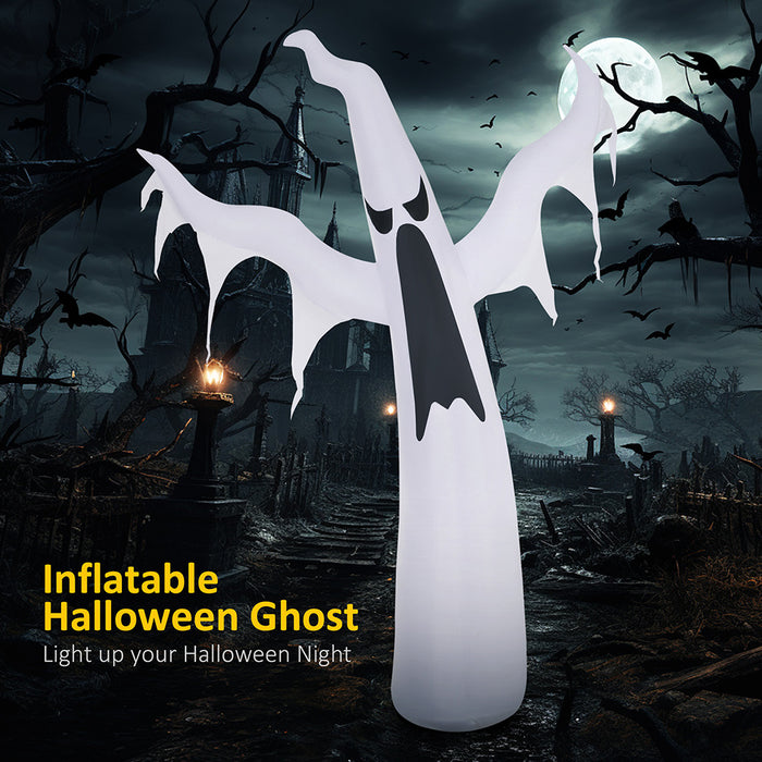 6ft White Ghost Halloween Inflatable Decor