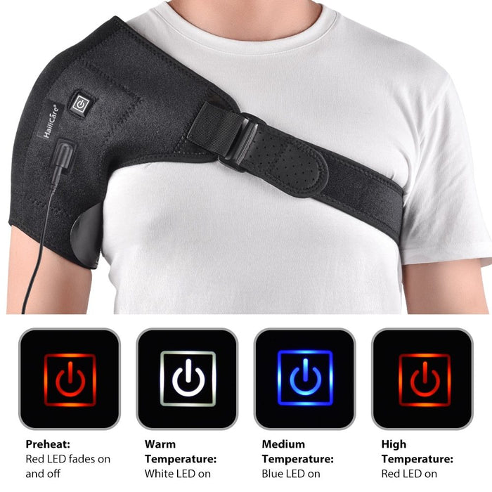 Zirozi WarmRay Adjustable Heat Therapy Shoulder Pad