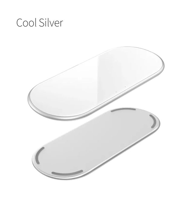 Premium 15W Metal Wireless Charger – Fast Charging Pad with Tempered Glass & Aluminum Alloy Design