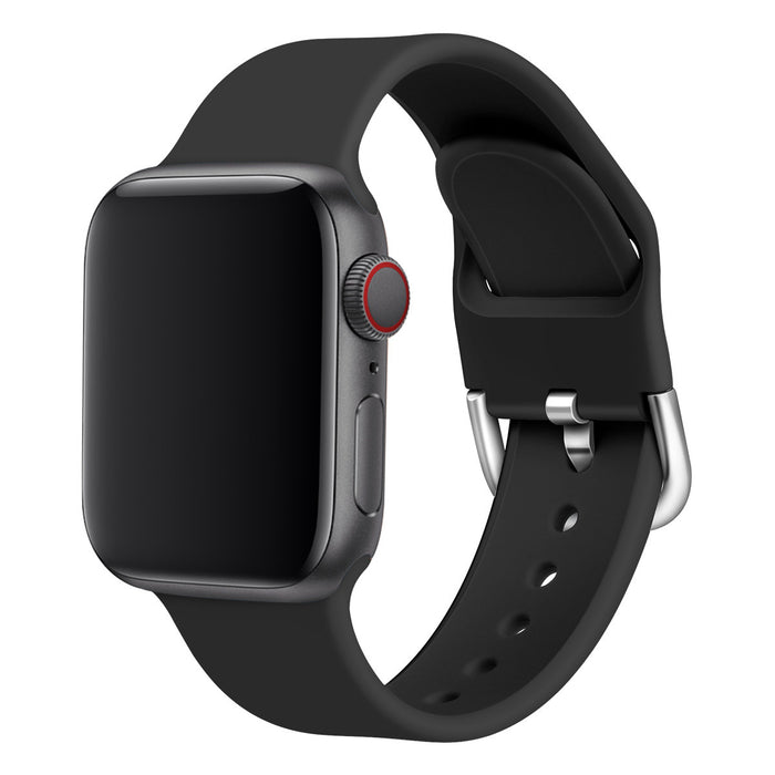 Solid Color Silicone Watch Strap with Durable Buckle – Comfortable & Stylish Replacement Band