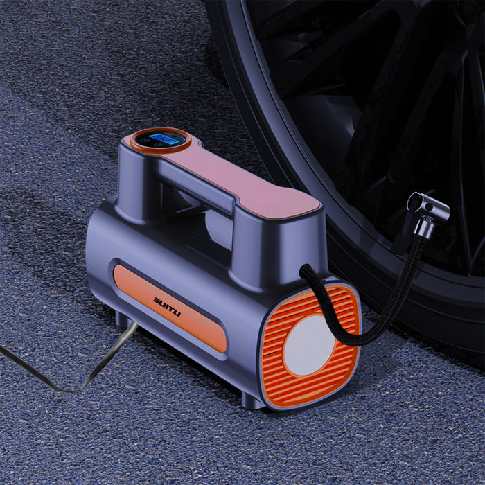 12V Portable Tire Inflator – Electric DC Car Tire Pump for Quick & Easy Inflation