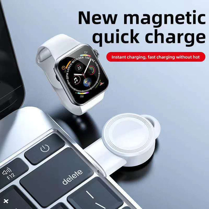 Mini Magnetic Charger for Apple Watch – USB-Powered, Fast & Cable-Free