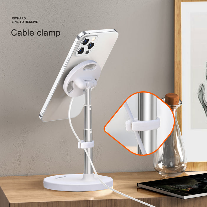 Magnetic Wireless Charger Stand – Adjustable, Telescopic & Fast Charging Dock