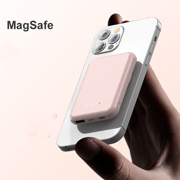 Pocket-Size Magnetic Wireless Power Bank – 10000mAh Fast Charge for Phones