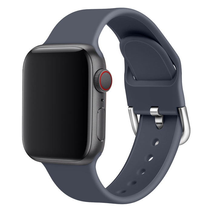 Solid Color Silicone Watch Strap with Durable Buckle – Comfortable & Stylish Replacement Band