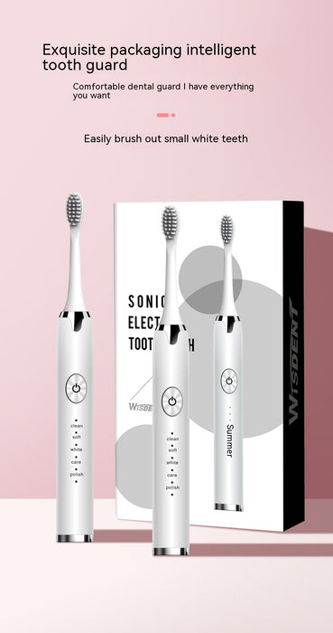 Rechargeable Waterproof Electric Toothbrush – Powerful, Deep Clean Smile