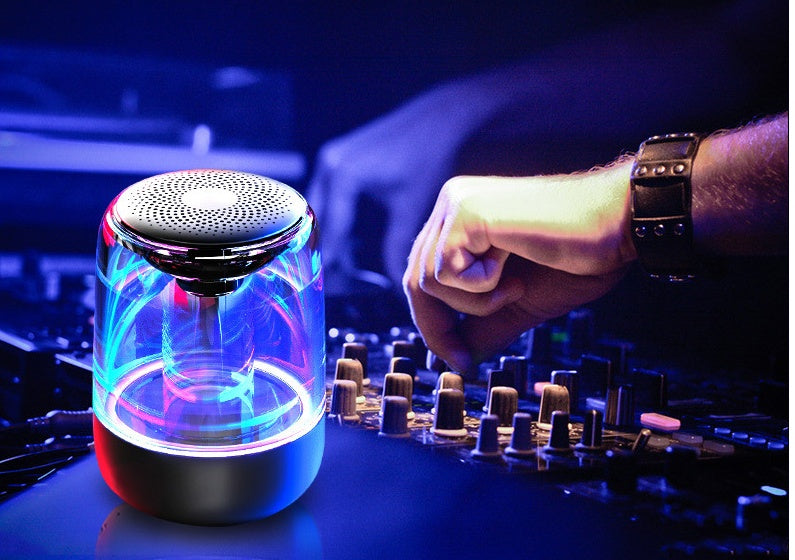 Portable Bluetooth Speaker with LED Lights & Powerful Bass – Wireless Sound on the Go
