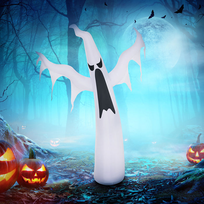 6ft White Ghost Halloween Inflatable Decor