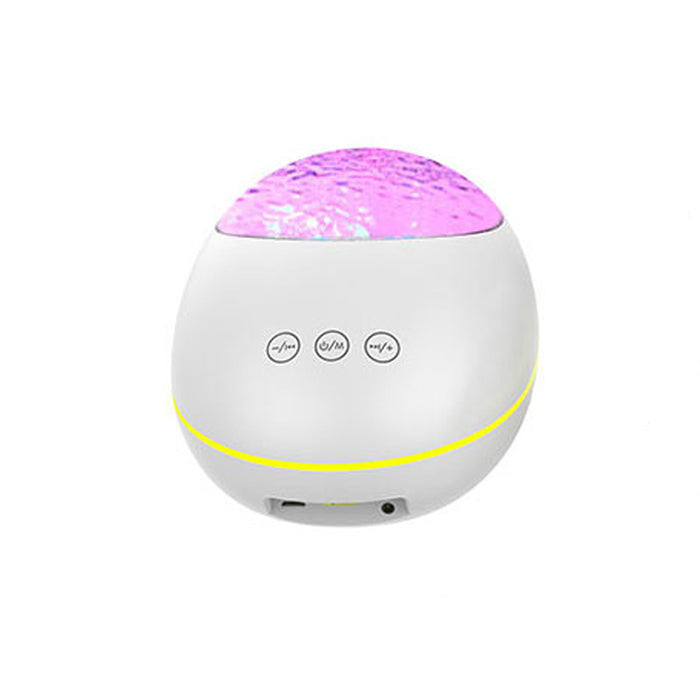 USB Starlight Music Projector – 360° Rotating LED Starry Sky with Bluetooth & Remote Control