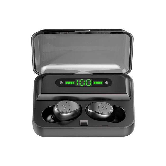 2-in-1 Bluetooth Earbuds with Charging Case & Phone Stand – Wireless & Multifunctional
