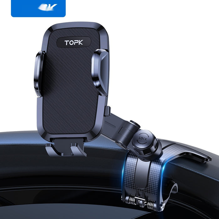 Car Navigator Phone Holder – Rotating Vent Mount with Secure Hook Grip