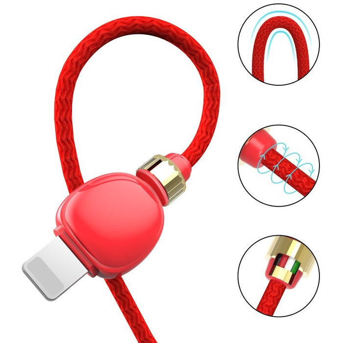 Lantern 3-in-1 Fast Charging Cable – Apple, Android & Type-C | 1.2m Durable Braided Multi-Charger