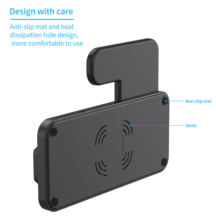 Fdgao 15W 4-in-1 Wireless Charging Station – Fast Desktop Charger for Phone, Apple Watch & AirPods