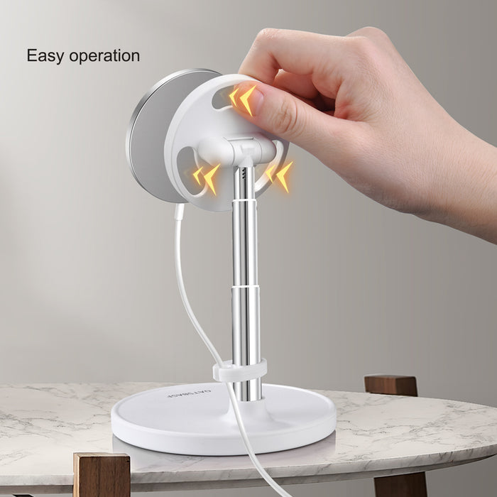 Magnetic Wireless Charger Stand – Adjustable, Telescopic & Fast Charging Dock