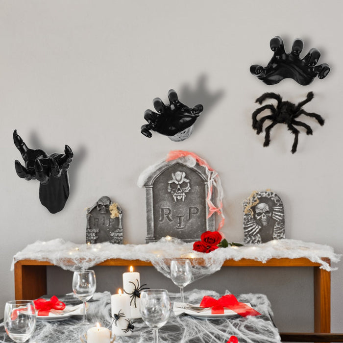3-Piece Creepy Hands Halloween Wall Decor