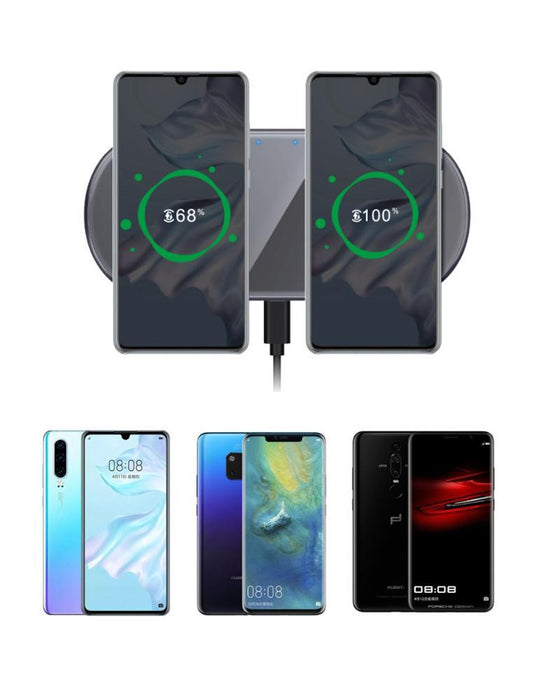 Premium 15W Metal Wireless Charger – Fast Charging Pad with Tempered Glass & Aluminum Alloy Design