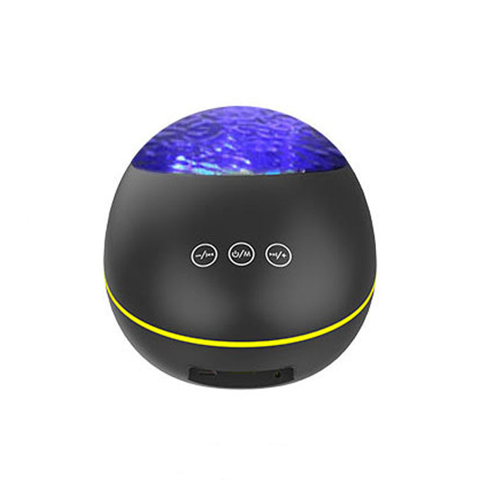 USB Starlight Music Projector – 360° Rotating LED Starry Sky with Bluetooth & Remote Control