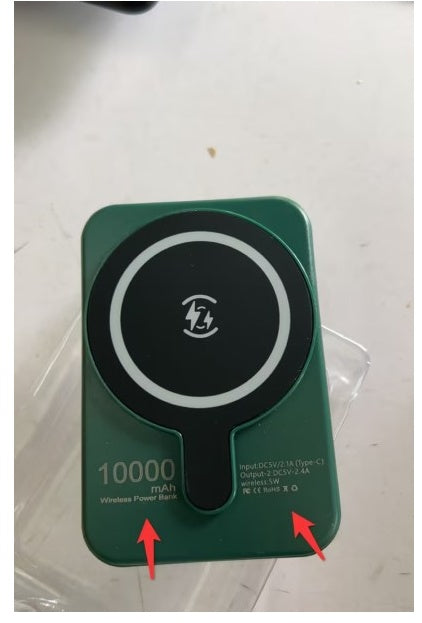 Pocket-Size Magnetic Wireless Power Bank – 10000mAh Fast Charge for Phones
