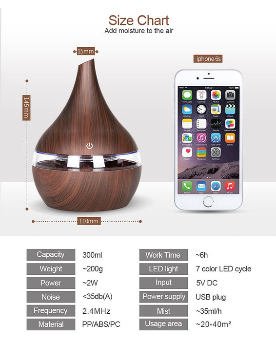 Relax & Refresh with the LED Essential Oil Diffuser – Aromatherapy & Ambiance in One