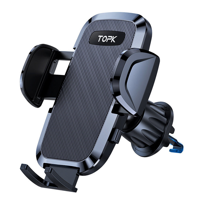 Car Navigator Phone Holder – Rotating Vent Mount with Secure Hook Grip