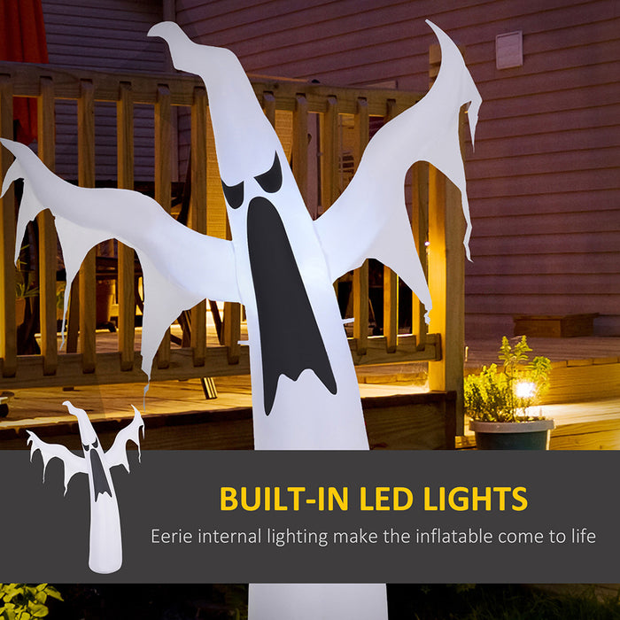 6ft White Ghost Halloween Inflatable Decor