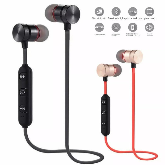 XT 6 Wireless Bluetooth 5.0 Headphones Neckband Magnetic Earphones TWS Stereo Sports Running Earbuds With Mic for All Smartphone