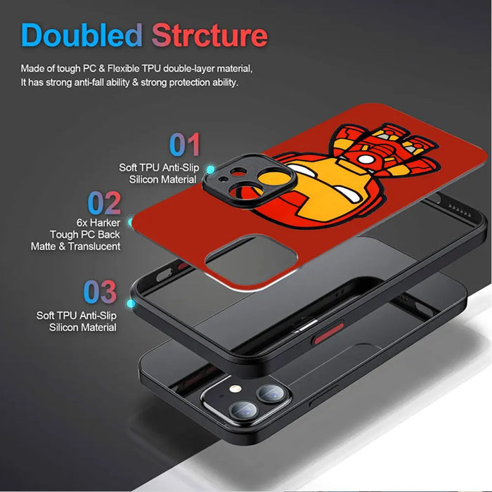 Superhero-Inspired Phone Cover for Apple iPhone – Bold and Durable Design