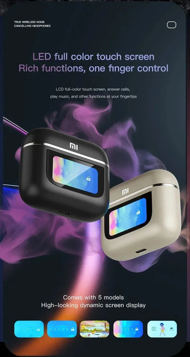 Xiaomi Tour Pro 2 Wireless Earbuds – LCD Touch Screen & ANC for Unmatched Audio Performance