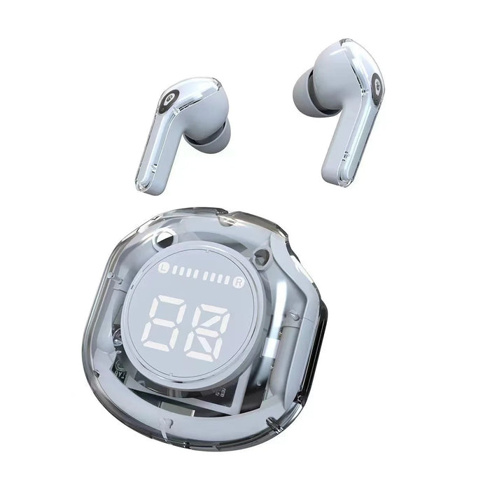 TWS Air39 Wireless Bluetooth Earphones – Transparent HiFi Stereo Sound with LED Power Display