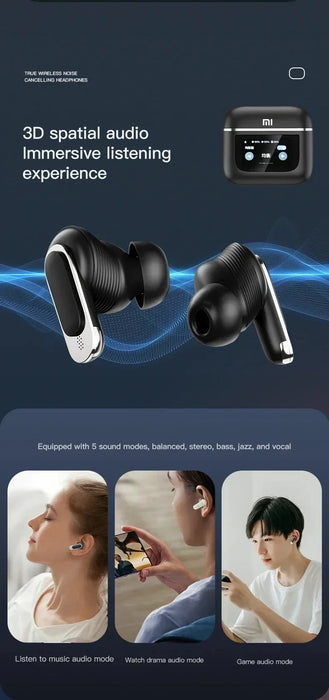 Xiaomi Tour Pro 2 Wireless Earbuds – LCD Touch Screen & ANC for Unmatched Audio Performance