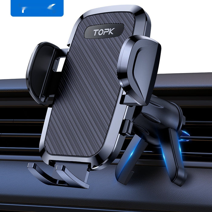 Car Navigator Phone Holder – Rotating Vent Mount with Secure Hook Grip