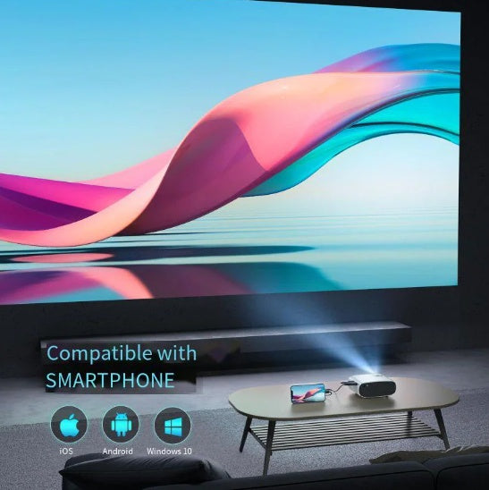 Portable Mini HD Projector – Compact, High-Definition Movie Experience