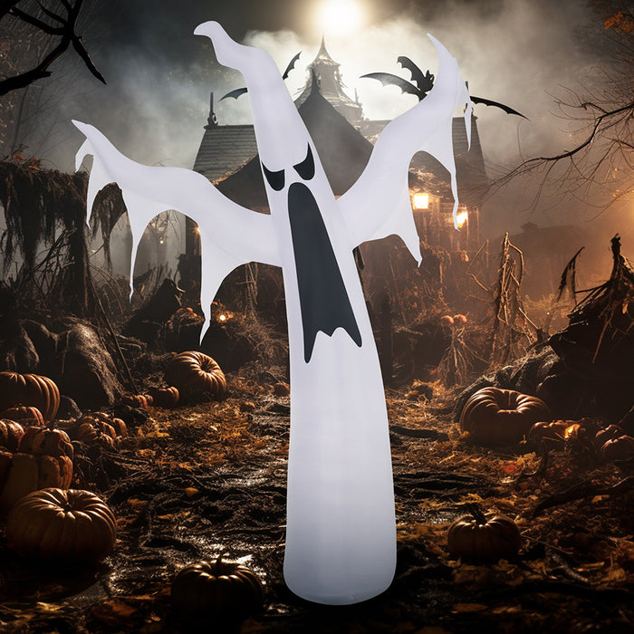 6ft White Ghost Halloween Inflatable Decor