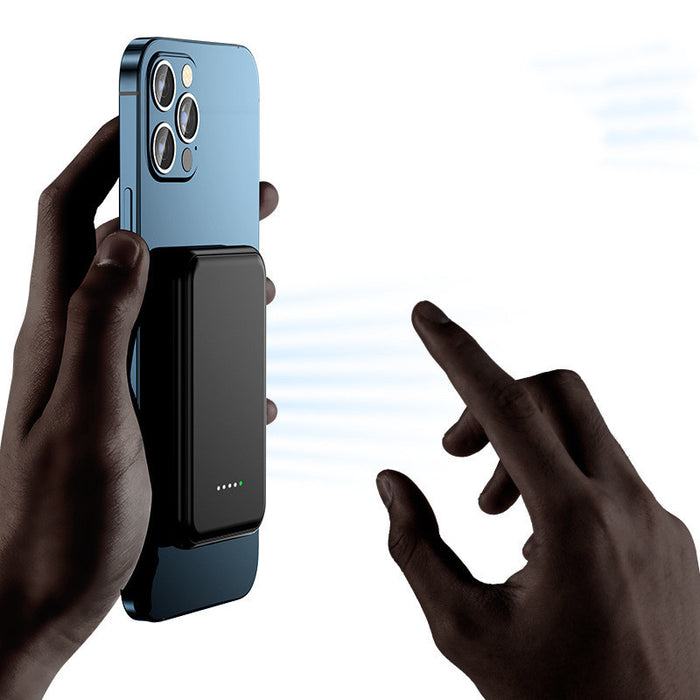 Pocket-Size Magnetic Wireless Power Bank – 10000mAh Fast Charge for Phones