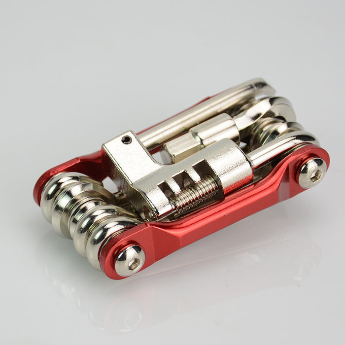Bicycle Multifunction Tool Kits Multitool Tire Repair Tool Set With Screwdriver Chain Rivet Extractor For Road Bike