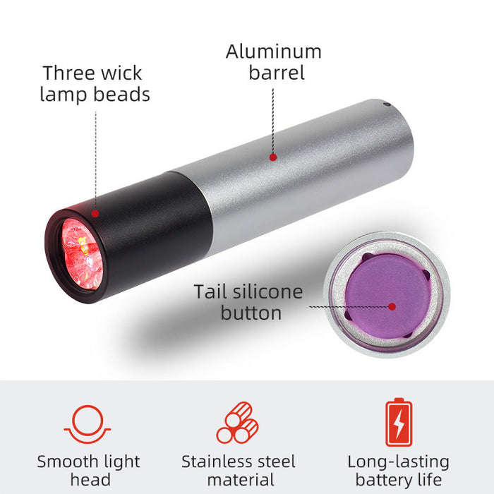 Zirozi VitalRay Red Light Therapy Flashlight 2